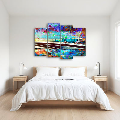 AUTO-MOCKUP ROOM | Abstract Miami Vice Scarab