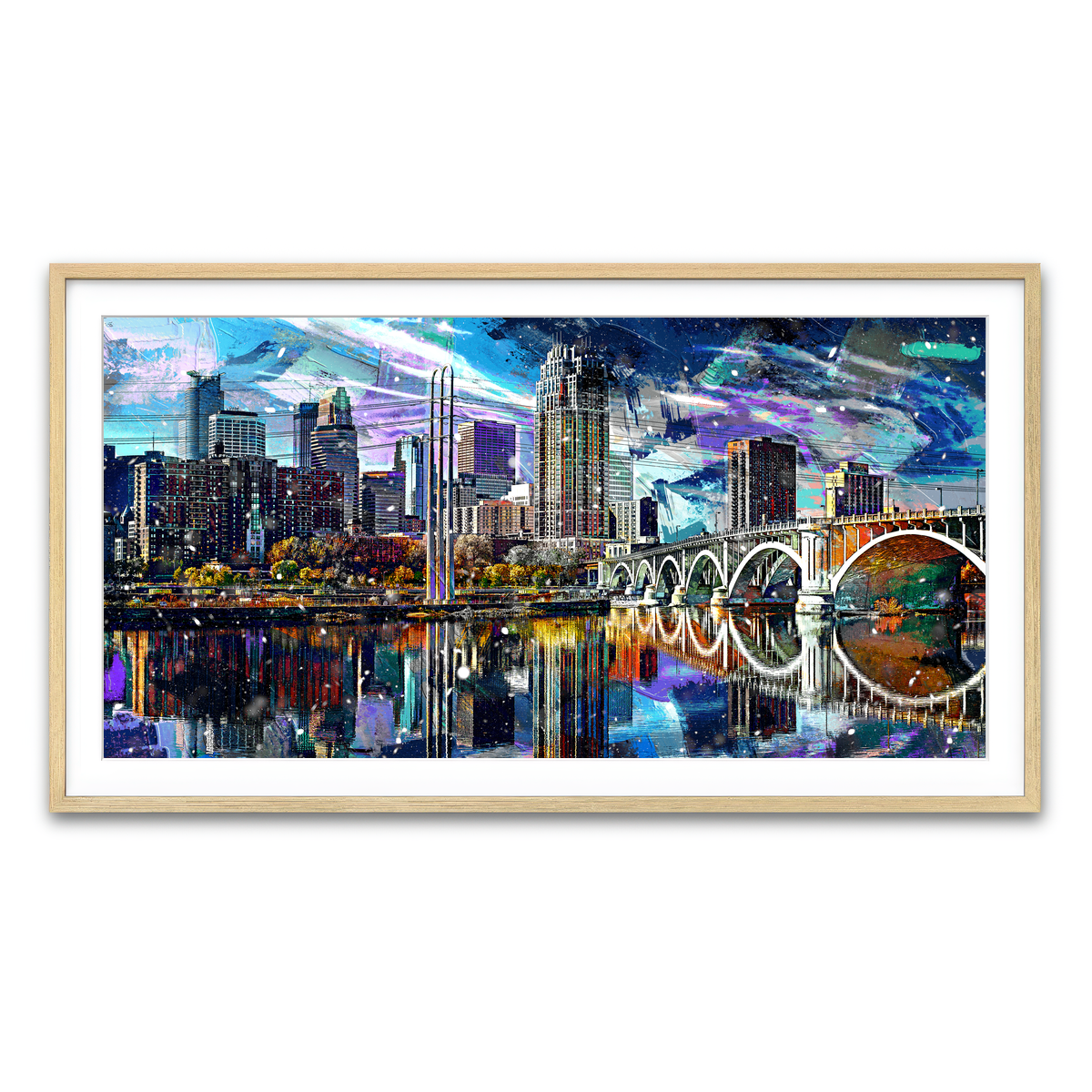 Framed Print 2x1 Natural