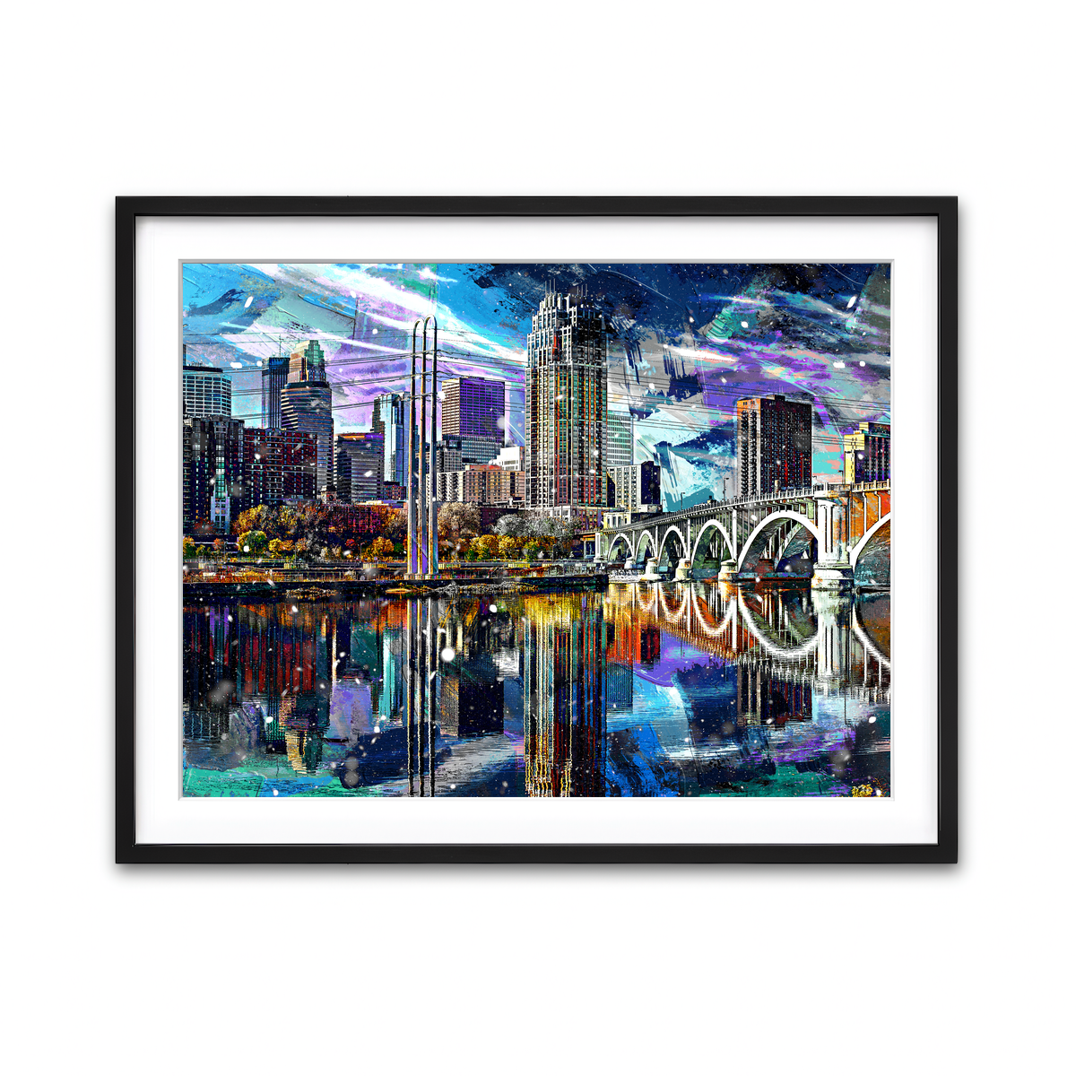 Framed Print 4x3 Black