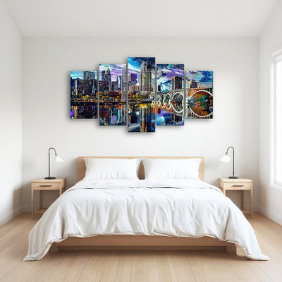 AUTO-MOCKUP ROOM | Abstract Minneapolis Skyline