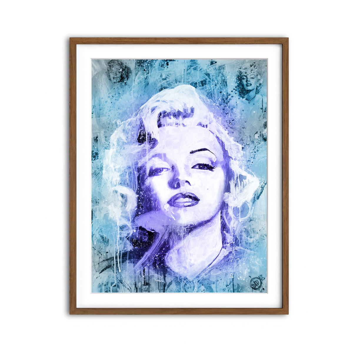 Framed Print 3x4 Walnut