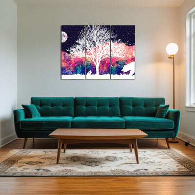 AUTO-MOCKUP ROOM | Abstract Moon Over Wildlife