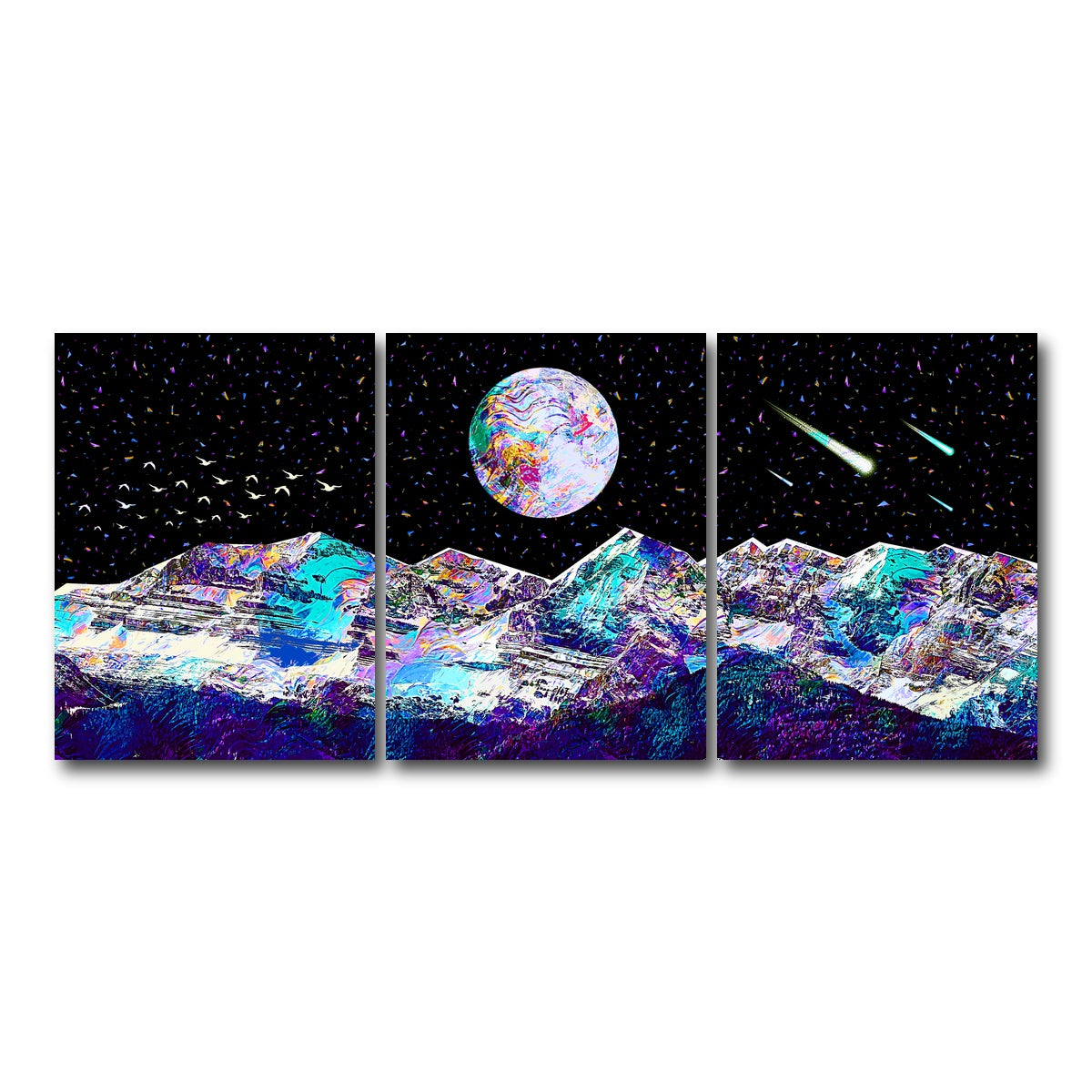 AUTO-MOCKUP WHITE | Abstract Moon | 3 Piece | Gallery Wrap Canvas | group=18x24