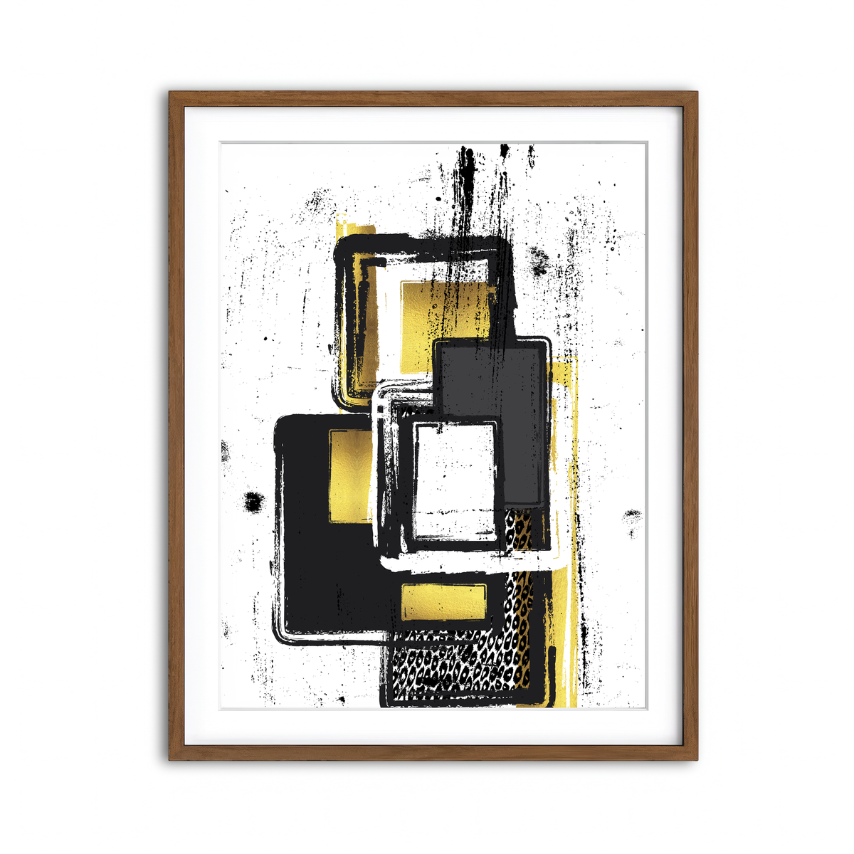 Framed Print 3x4 Walnut