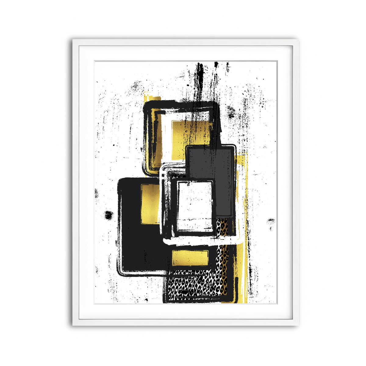 Framed Print 3x4 White