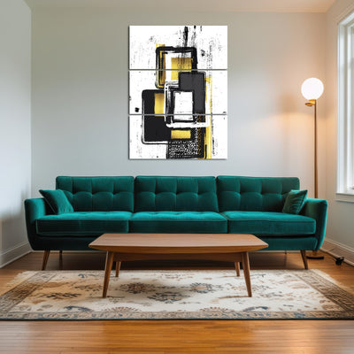 AUTO-MOCKUP ROOM | Abstract Painting No. 3