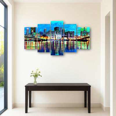 AUTO-MOCKUP ROOM | Abstract Pittsburgh At Night