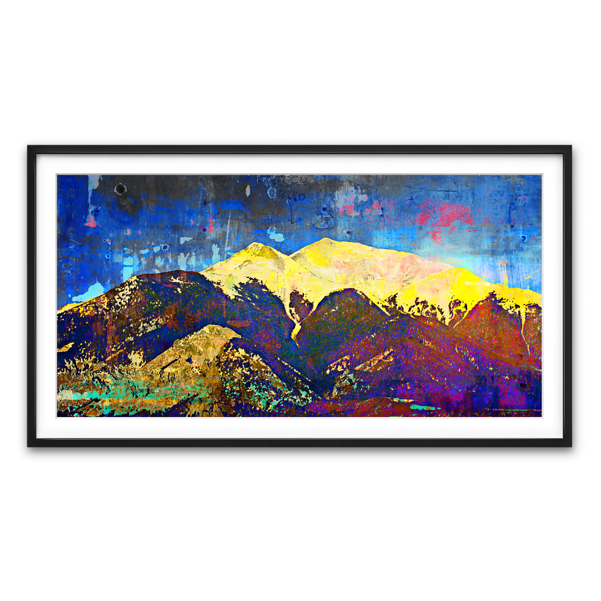 Framed Print 2x1 Black