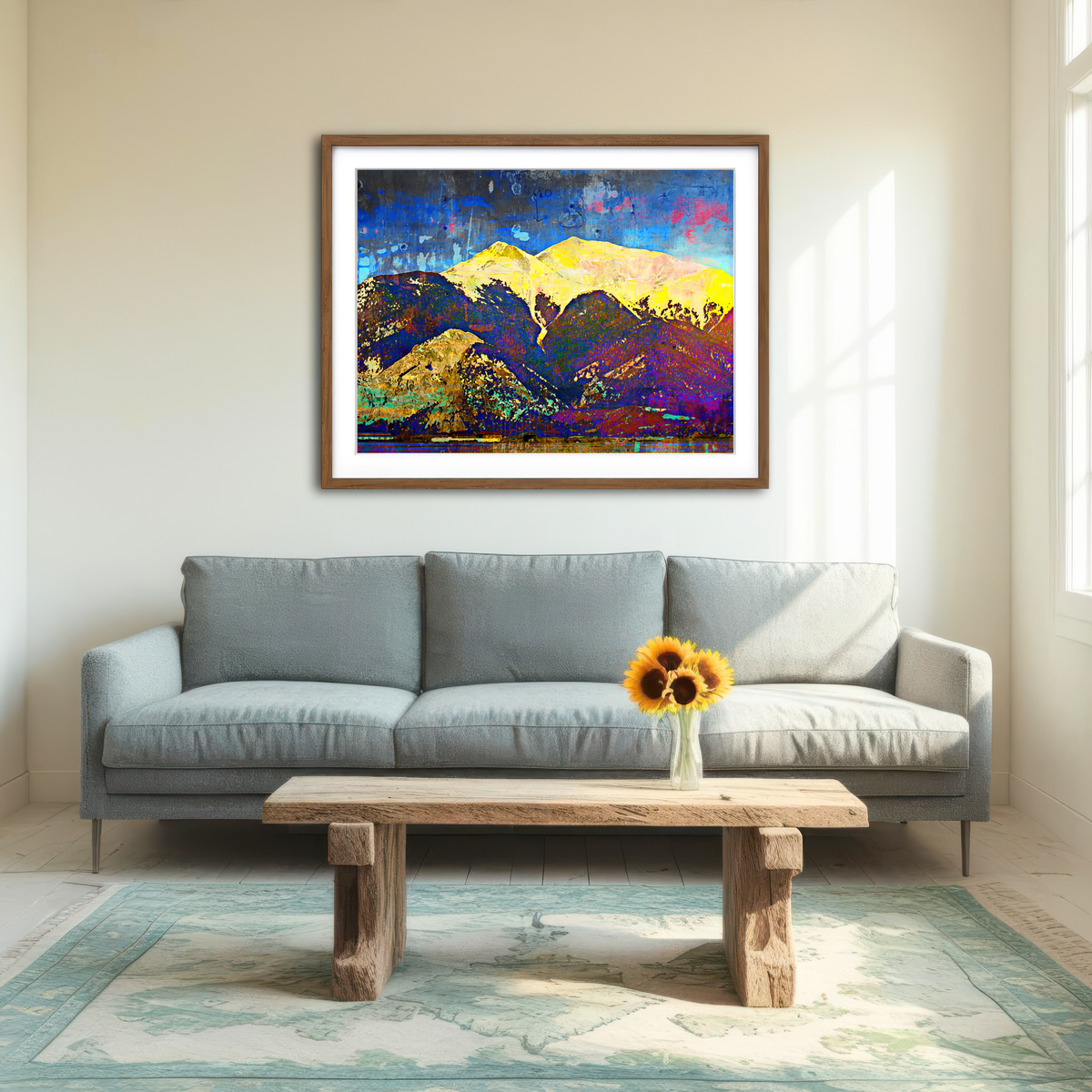 AUTO-MOCKUP ROOM | Abstract Princeton Wall Art
