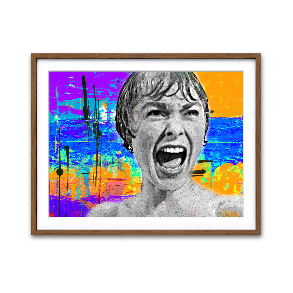 Framed Print 4x3 Walnut