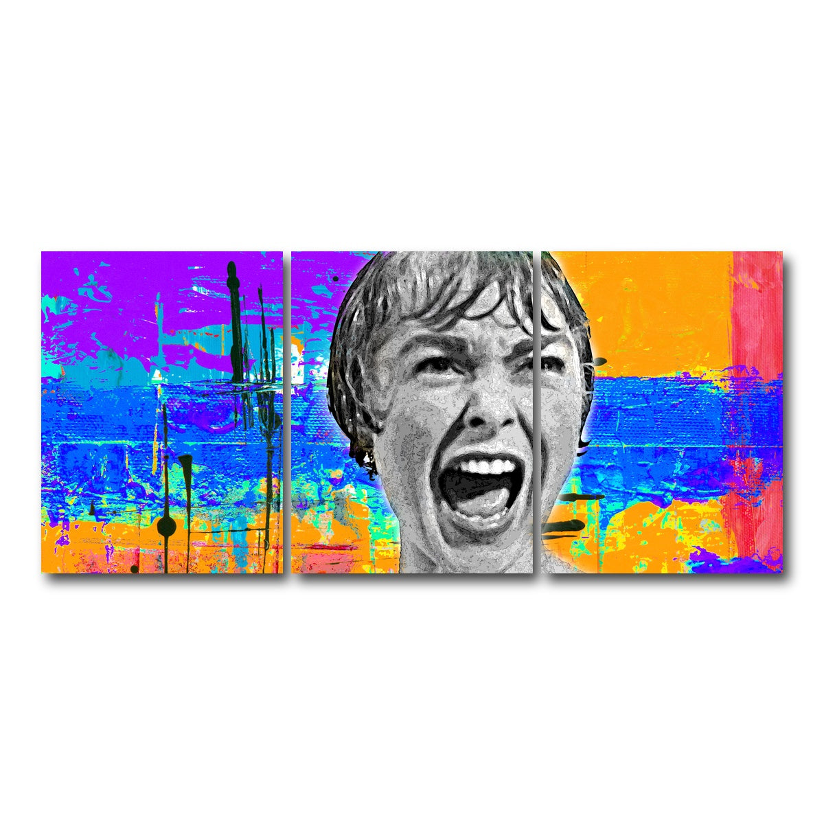 AUTO-MOCKUP WHITE | Abstract Psycho | 3 Piece | Gallery Wrap Canvas | group=18x24