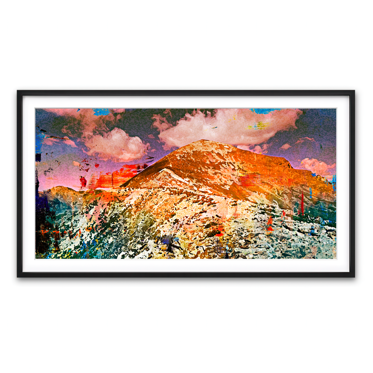 Framed Print 2x1 Black