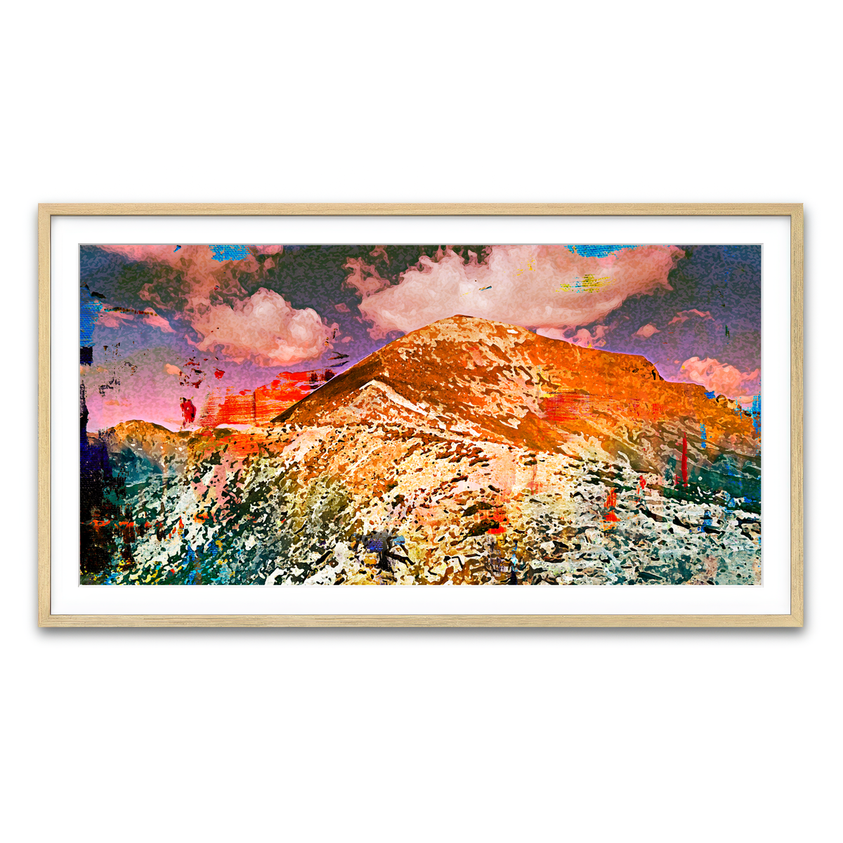 Framed Print 2x1 Natural