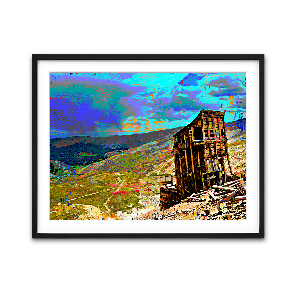 Framed Print 4x3 Black