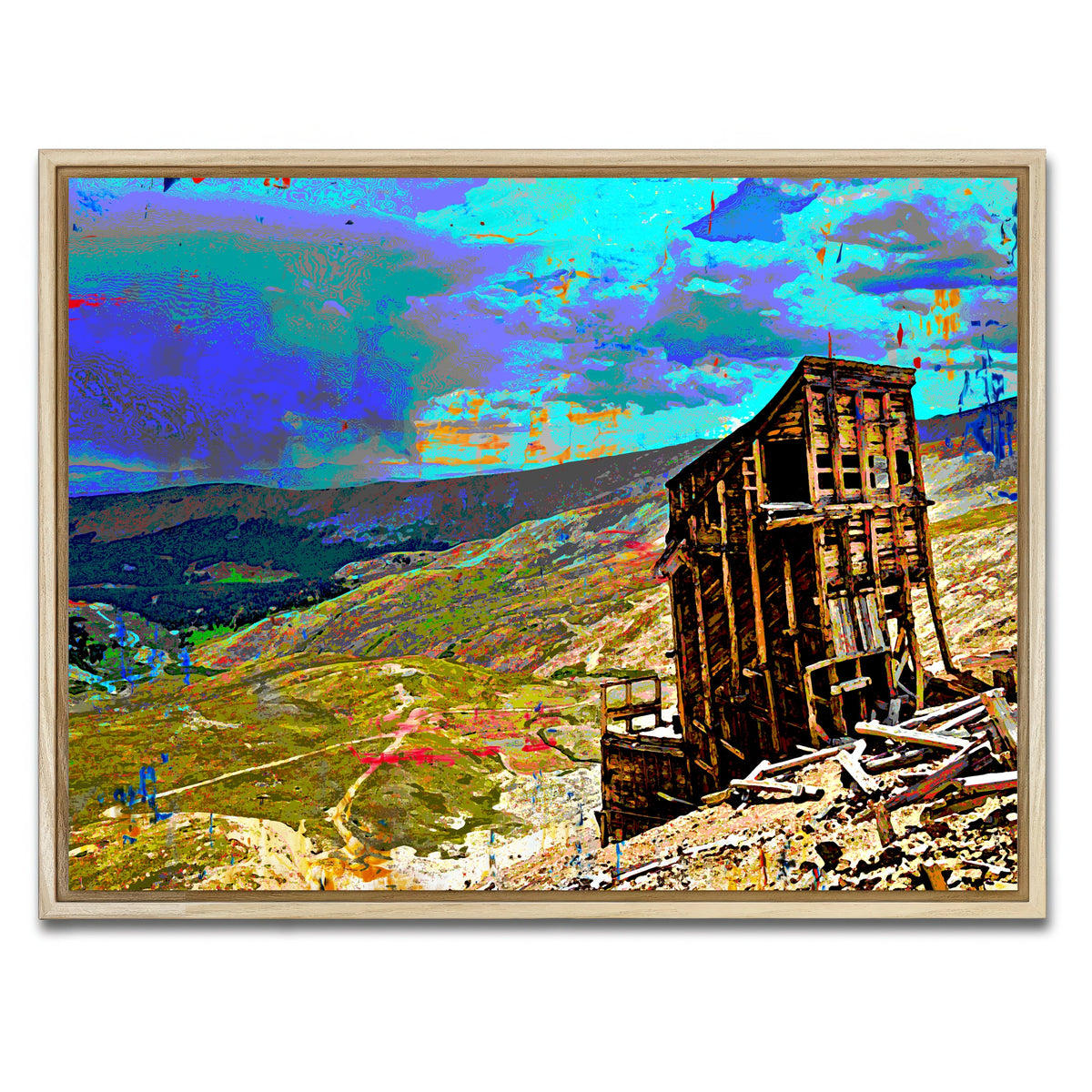 AUTO-MOCKUP WHITE | Abstract Sherman | 1 Piece | Natural Framed Canvas | group=4x3