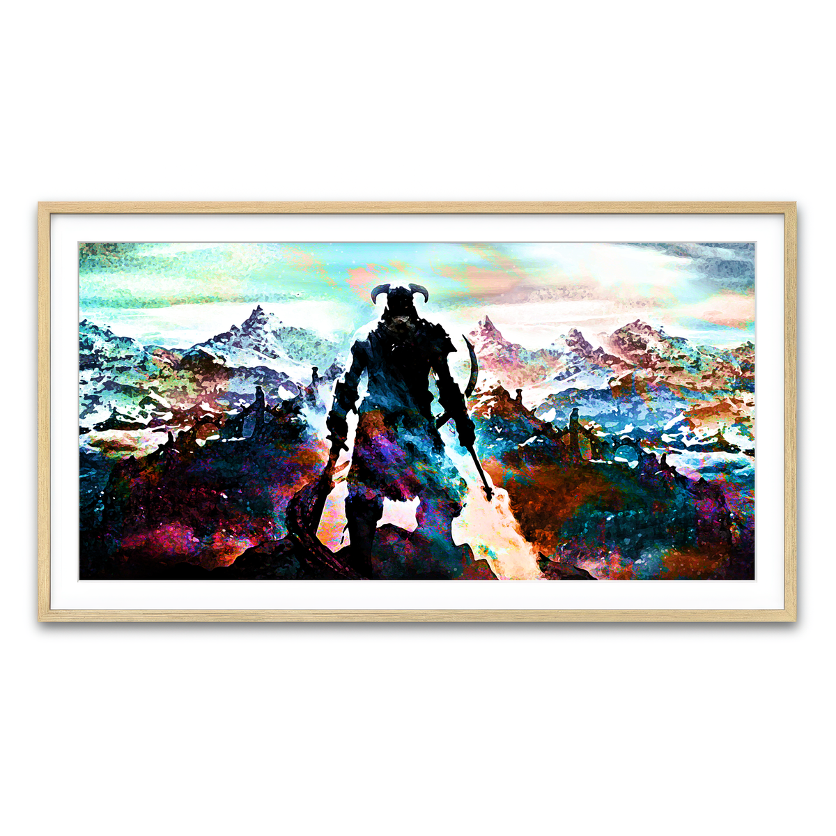 Framed Print 2x1 Natural