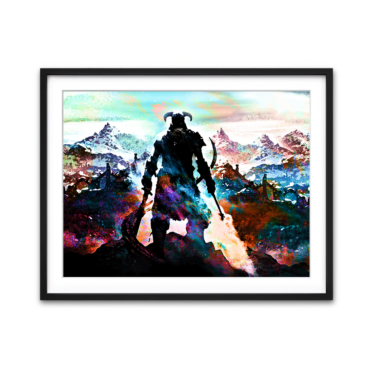 Framed Print 4x3 Black