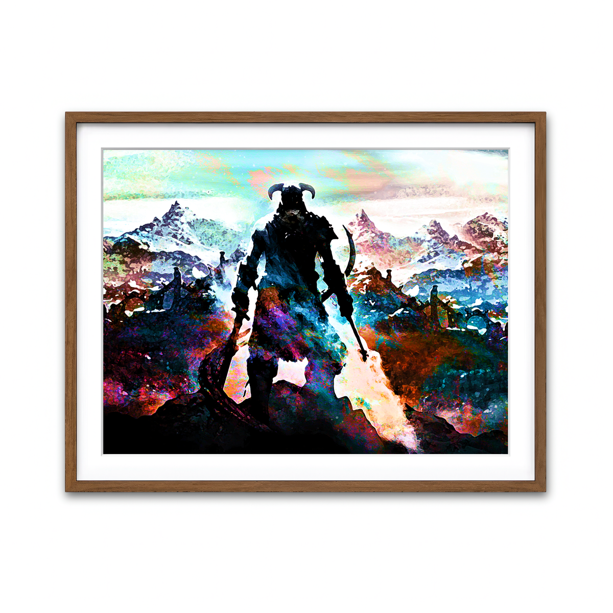 Framed Print 4x3 Walnut