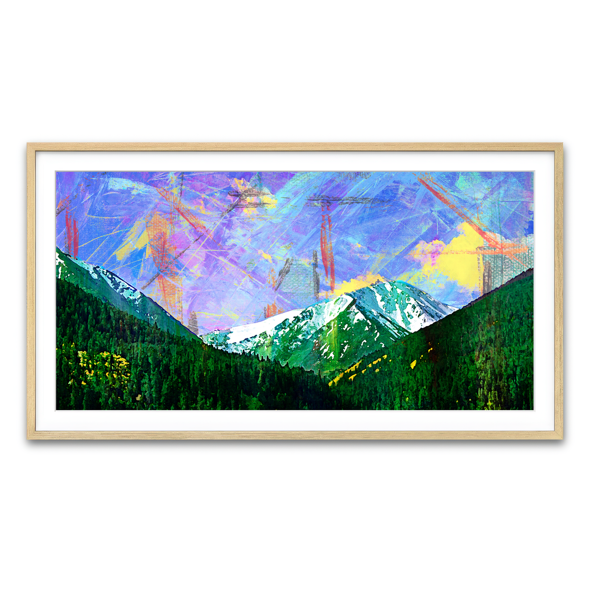 Framed Print 2x1 Natural