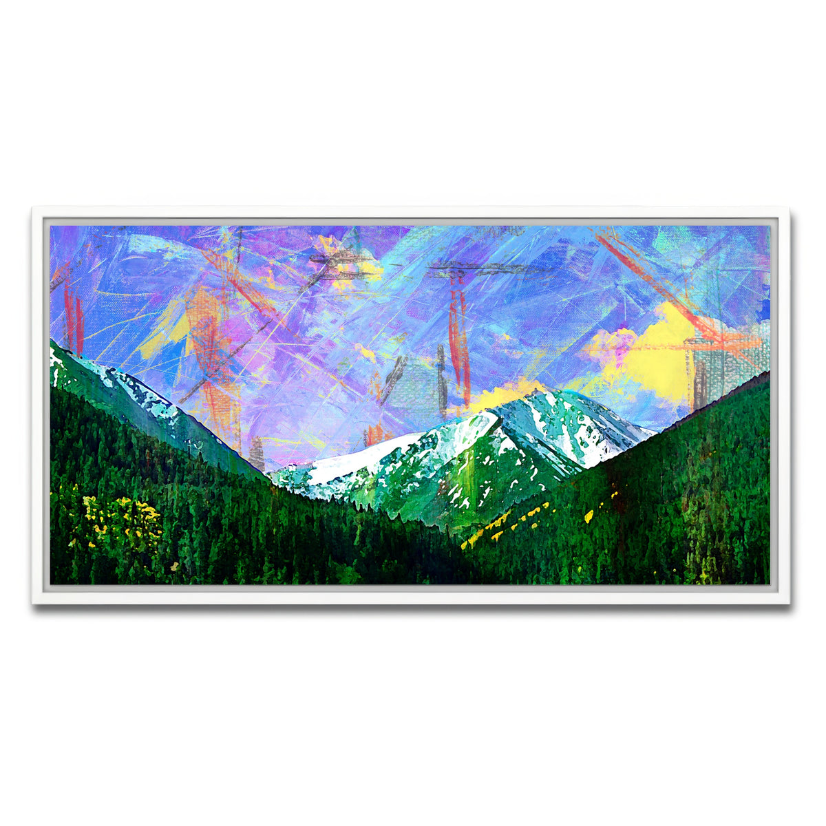 AUTO-MOCKUP WHITE | Abstract Torreys | 1 Piece | White Framed Canvas | group=2x1