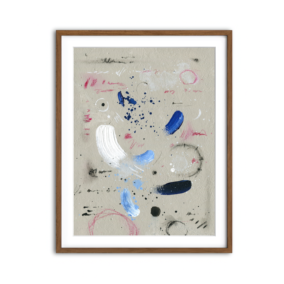 Framed Print 3x4 Walnut