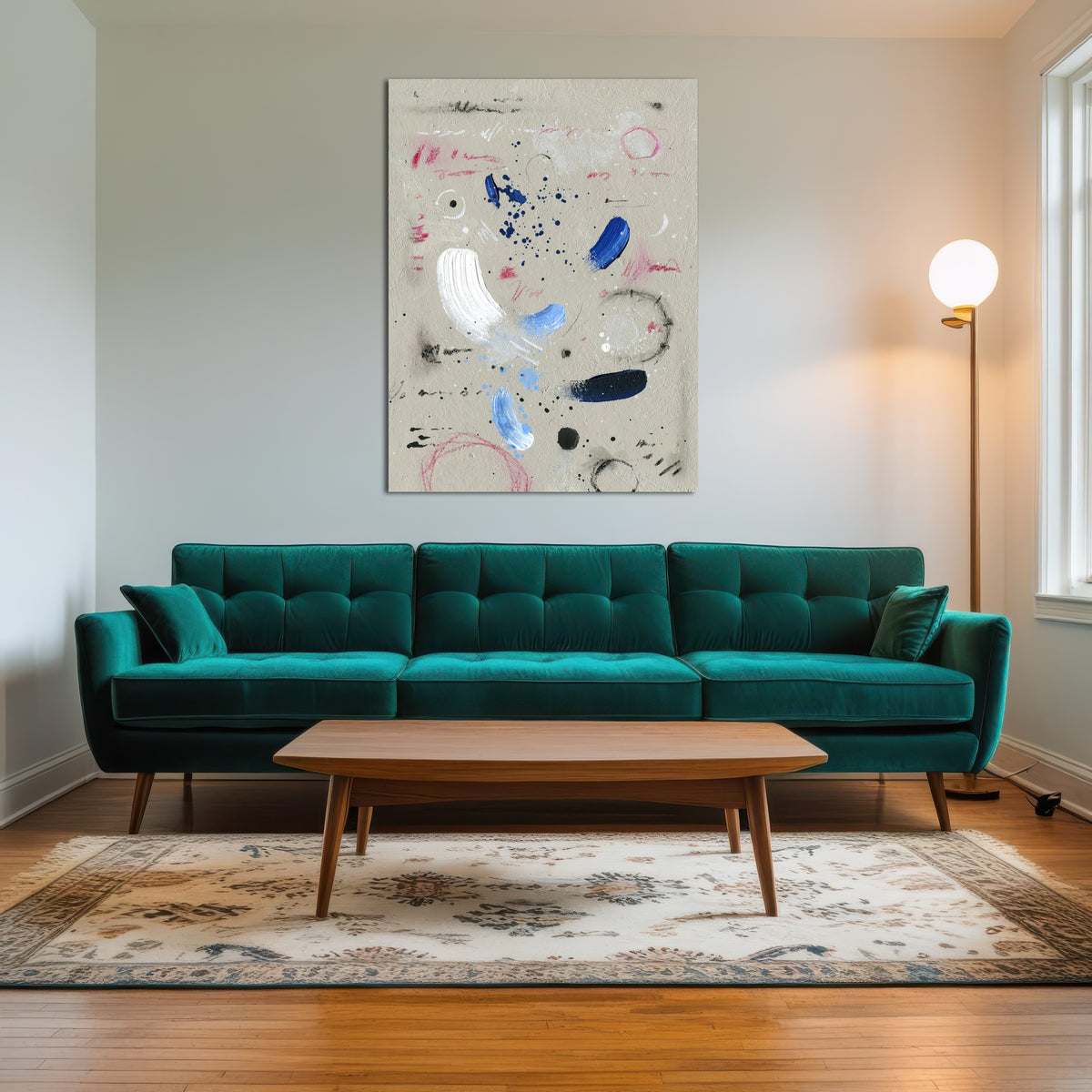 AUTO-MOCKUP ROOM | Abstract Wall