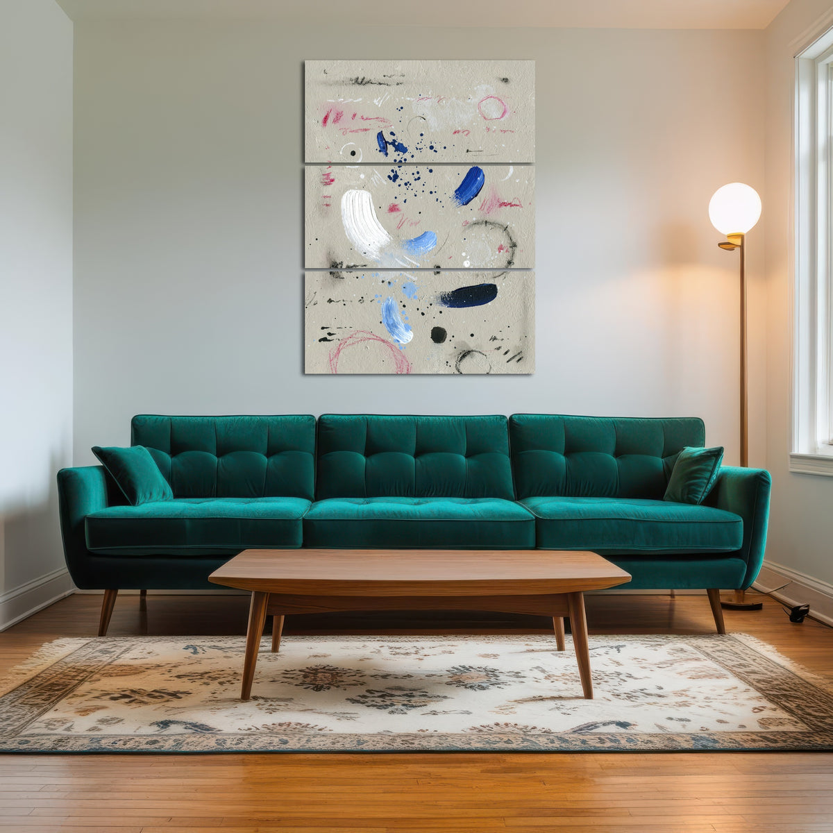 AUTO-MOCKUP ROOM | Abstract Wall