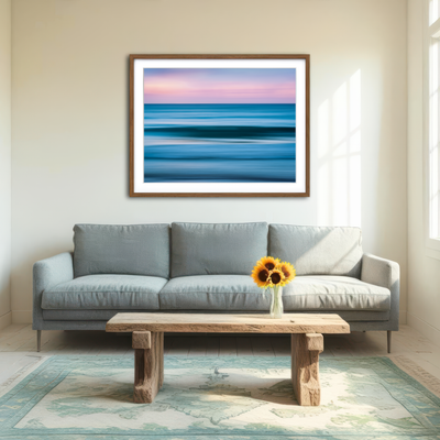 AUTO-MOCKUP ROOM | Abstract Waves Wall Art