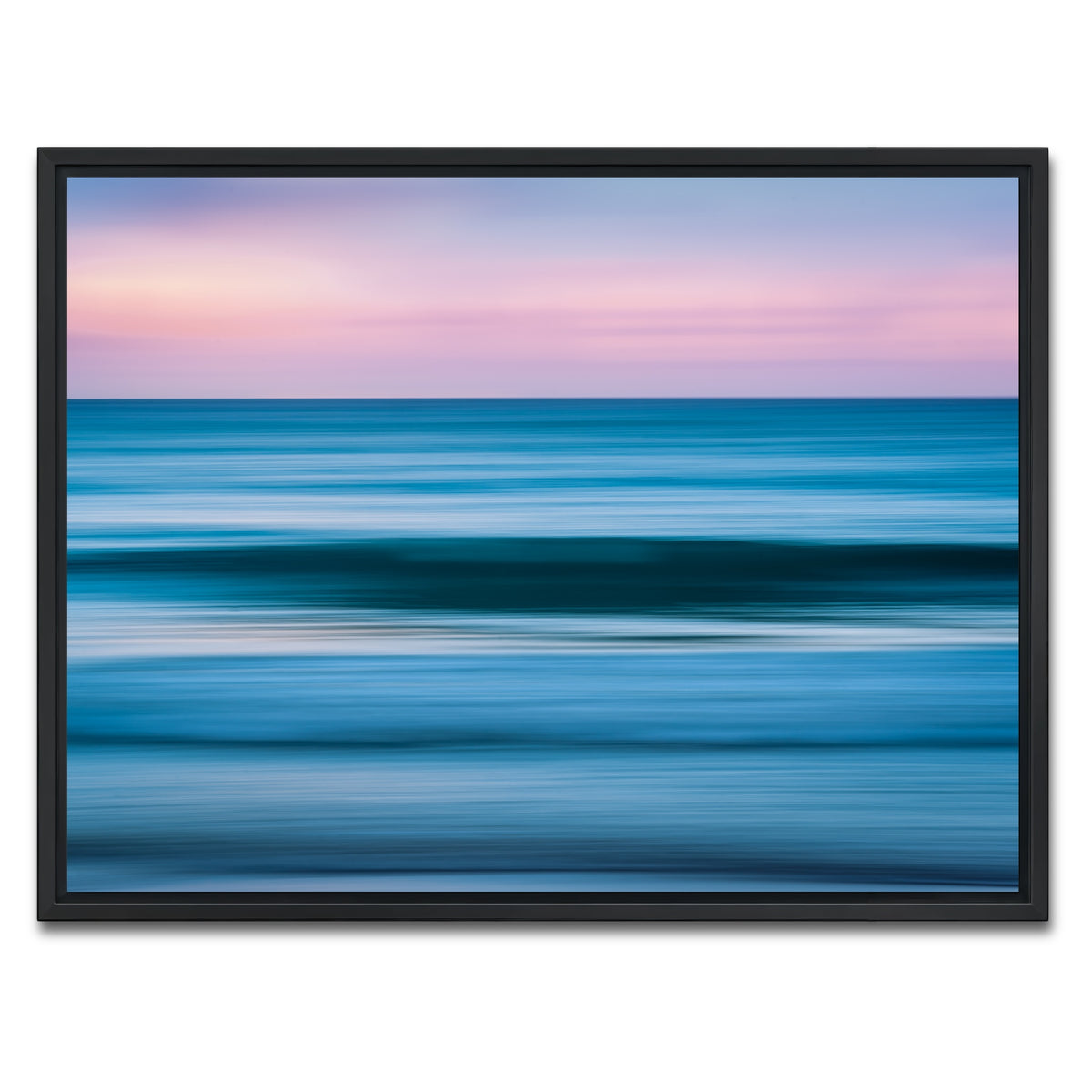 AUTO-MOCKUP WHITE | Abstract Waves | 1 Piece | Black Framed Canvas | group=4x3