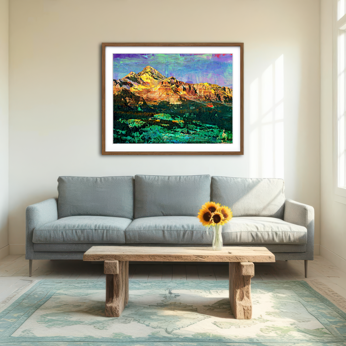 AUTO-MOCKUP ROOM | Abstract Wilson Wall Art