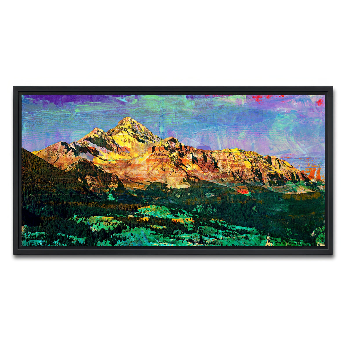 AUTO-MOCKUP WHITE | Abstract Wilson | 1 Piece | Black Framed Canvas | group=2x1