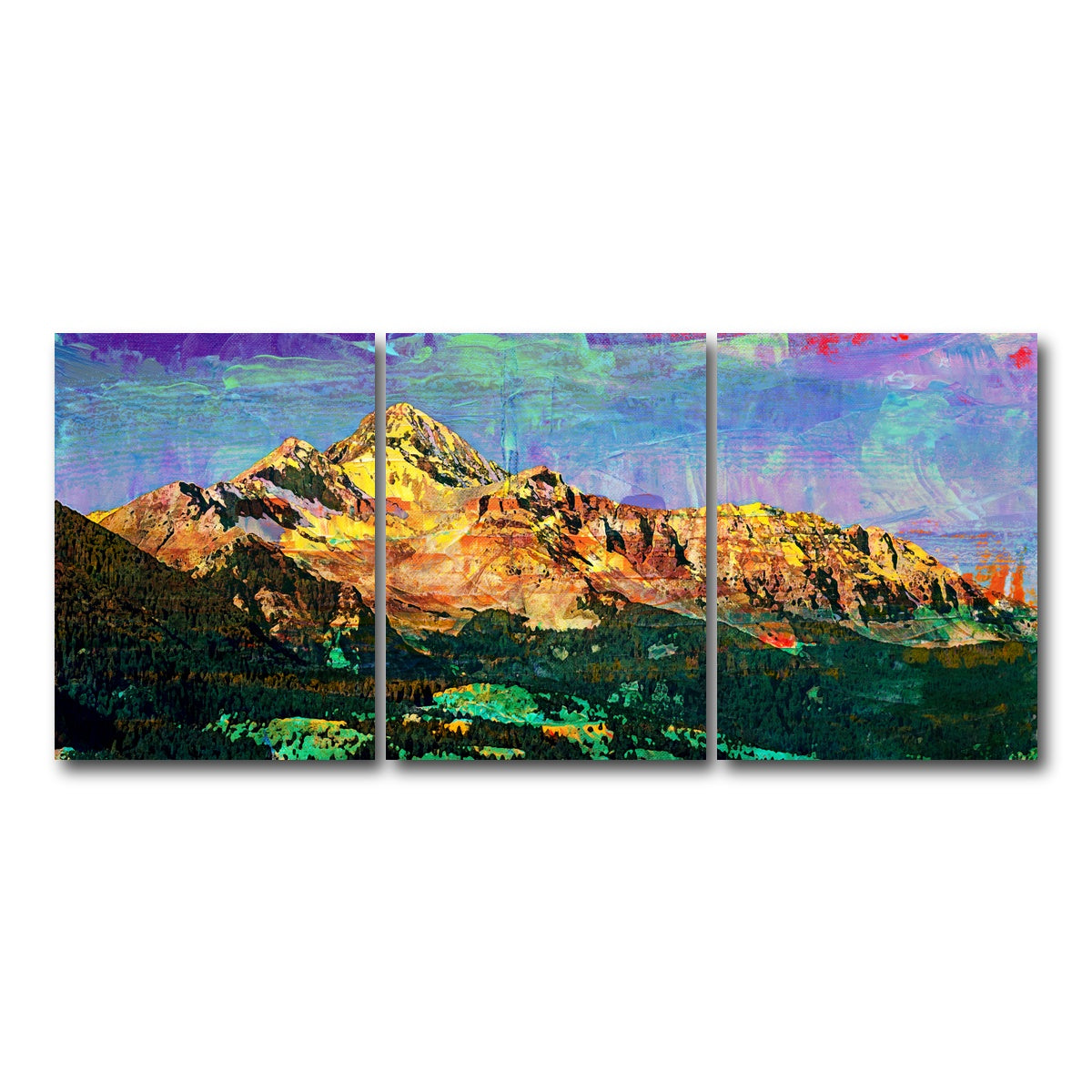 AUTO-MOCKUP WHITE | Abstract Wilson | 3 Piece | Gallery Wrap Canvas | group=18x24