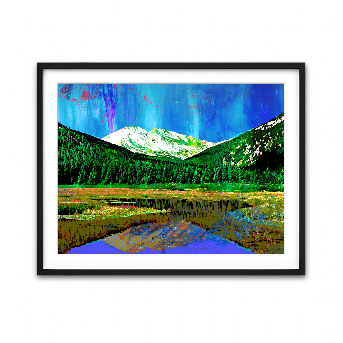 Framed Print 4x3 Black