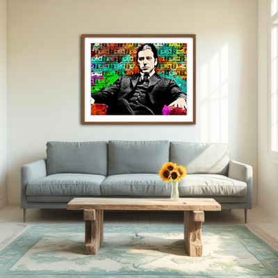 AUTO-MOCKUP ROOM | Abstract Godfather Wall Art