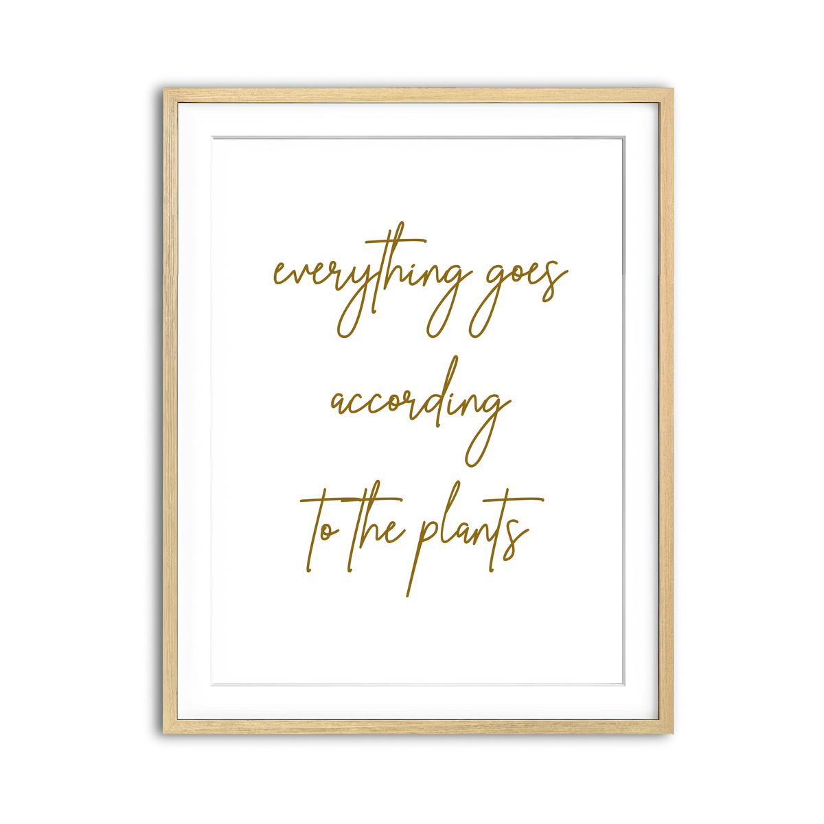 Framed Print 3x4 Natural