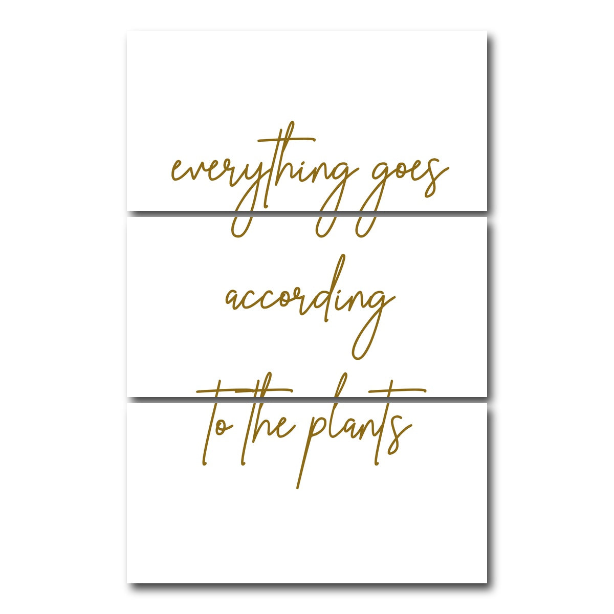 AUTO-MOCKUP WHITE | According to the plants | 3 Piece | Gallery Wrap Canvas | group=12x24_stacked