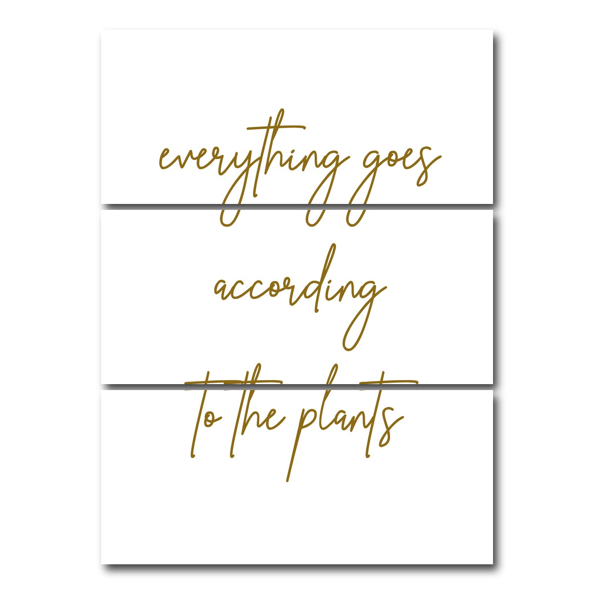 AUTO-MOCKUP WHITE | According to the plants | 3 Piece | Gallery Wrap Canvas | group=8x18_stacked