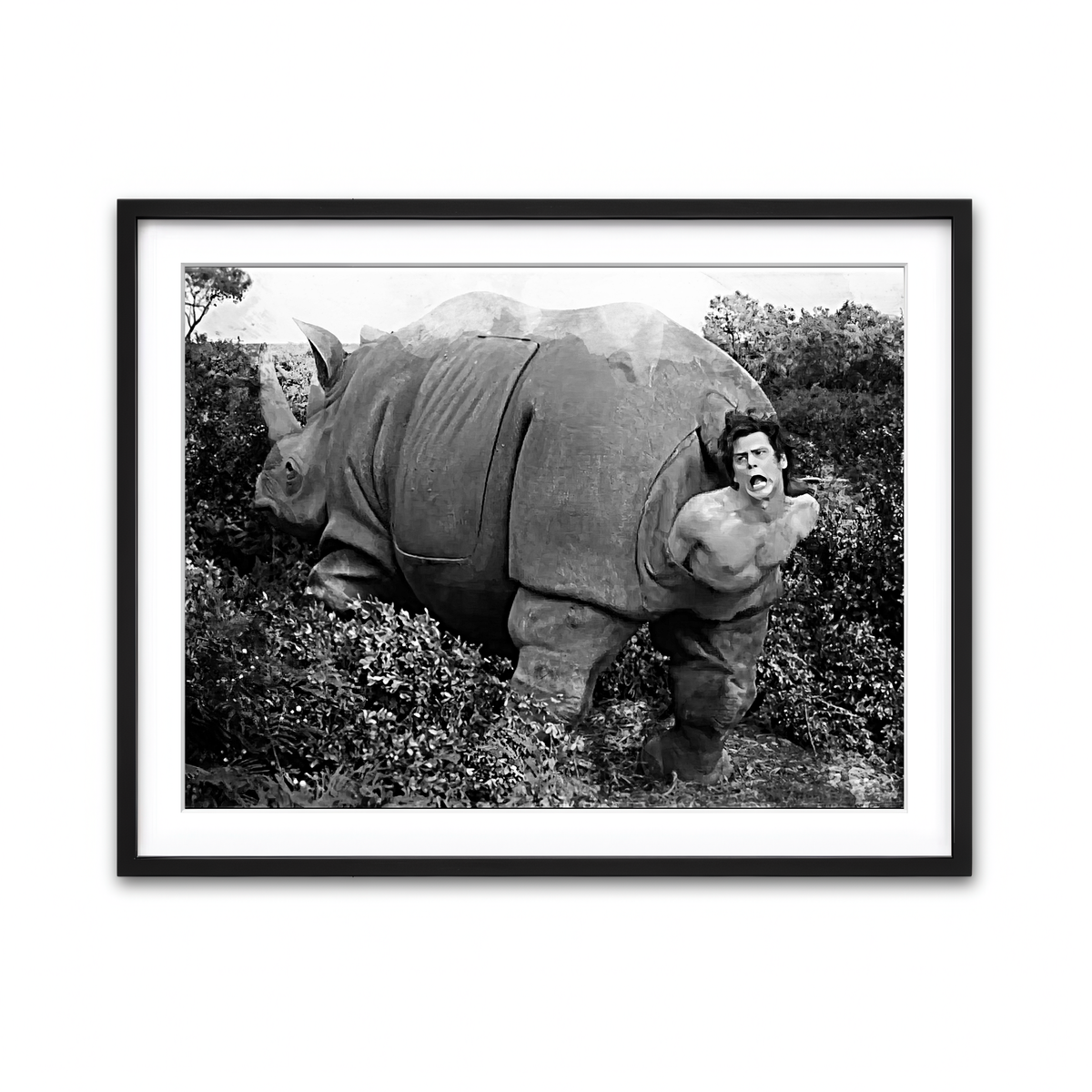 Framed Print 4x3 Black