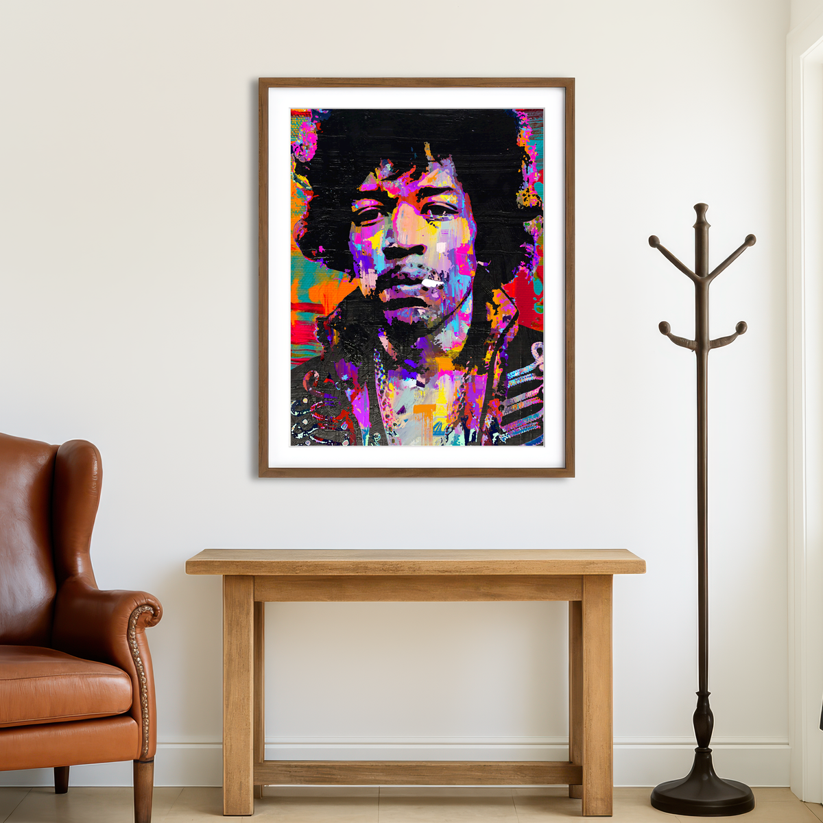 AUTO-MOCKUP ROOM | Acid Hendrix Wall Art