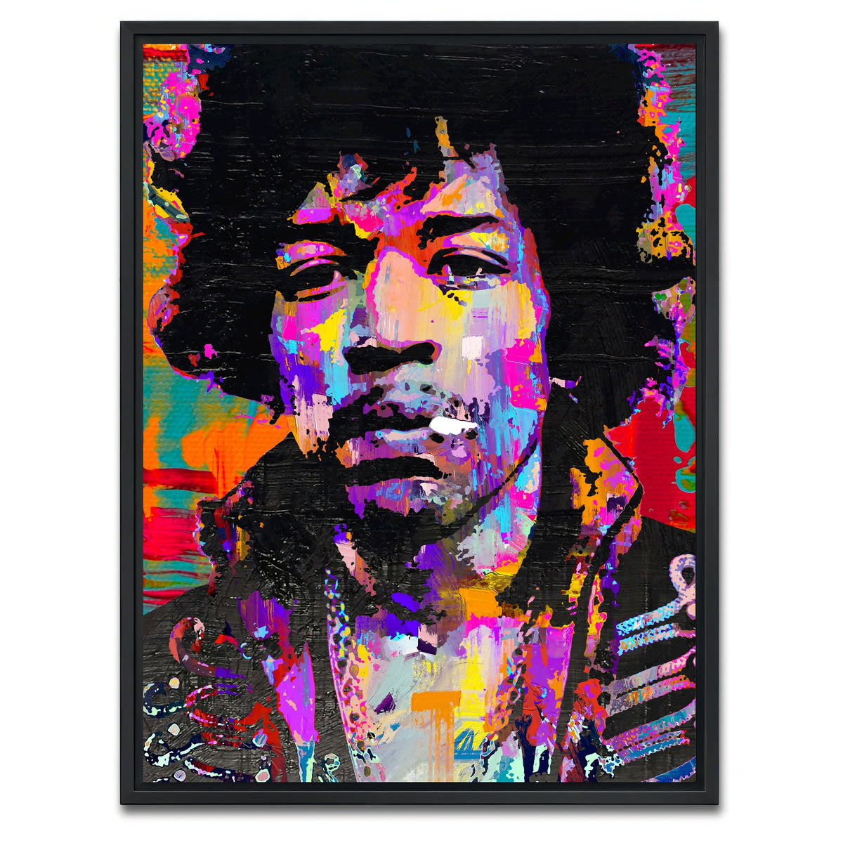 AUTO-MOCKUP WHITE | Acid Hendrix | 1 Piece | Black Framed Canvas | group=3x4