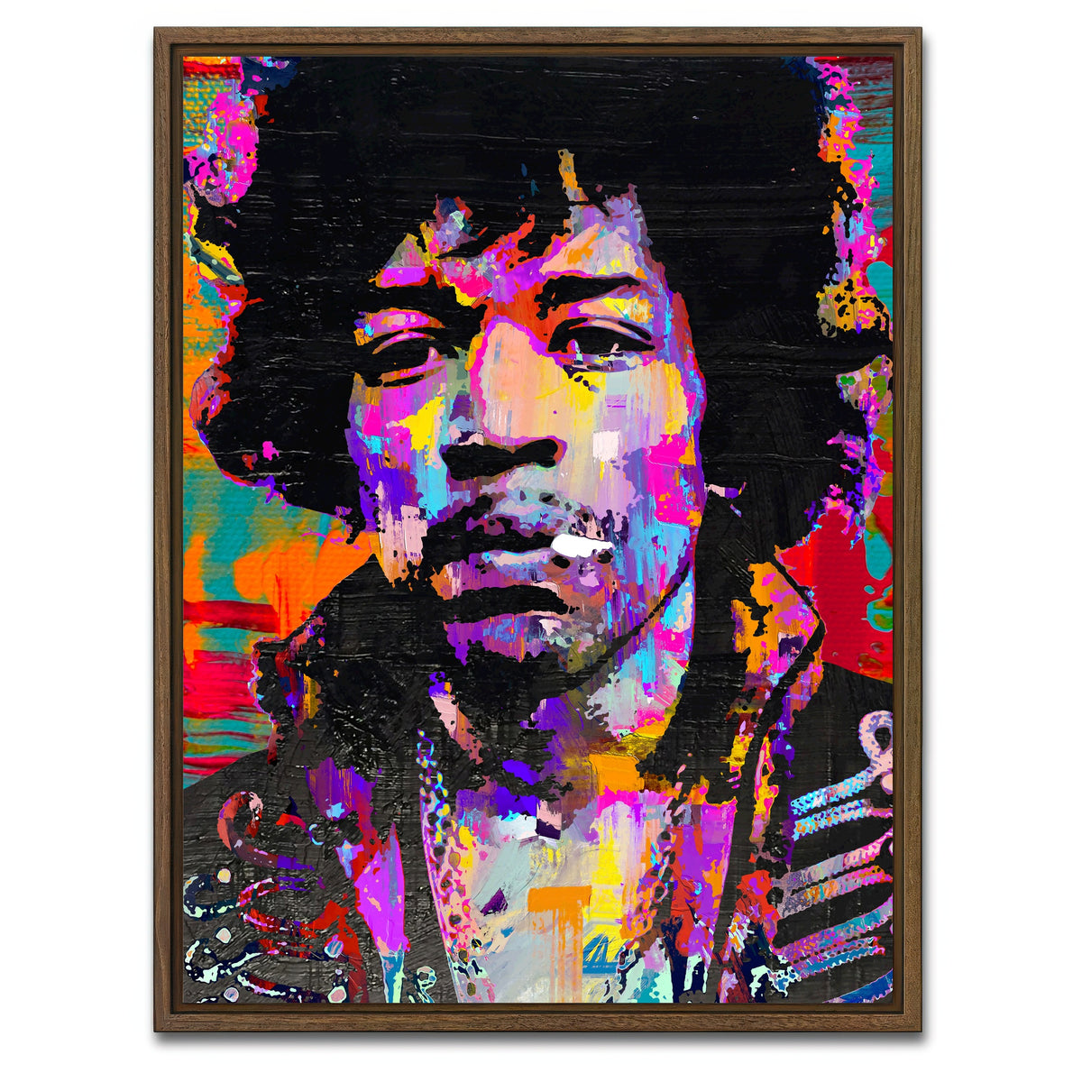 AUTO-MOCKUP WHITE | Acid Hendrix | 1 Piece | Walnut Framed Canvas | group=3x4