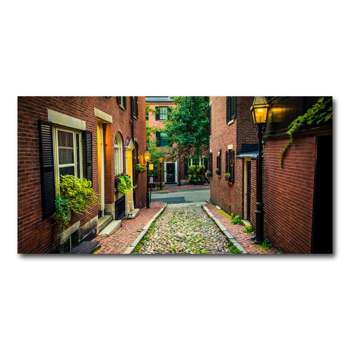 AUTO-MOCKUP WHITE | Acorn Street - Beacon Hill | 1 Piece | Gallery Wrap Canvas | group=2x1