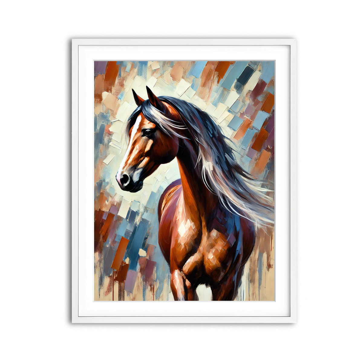 Framed Print 3x4 White