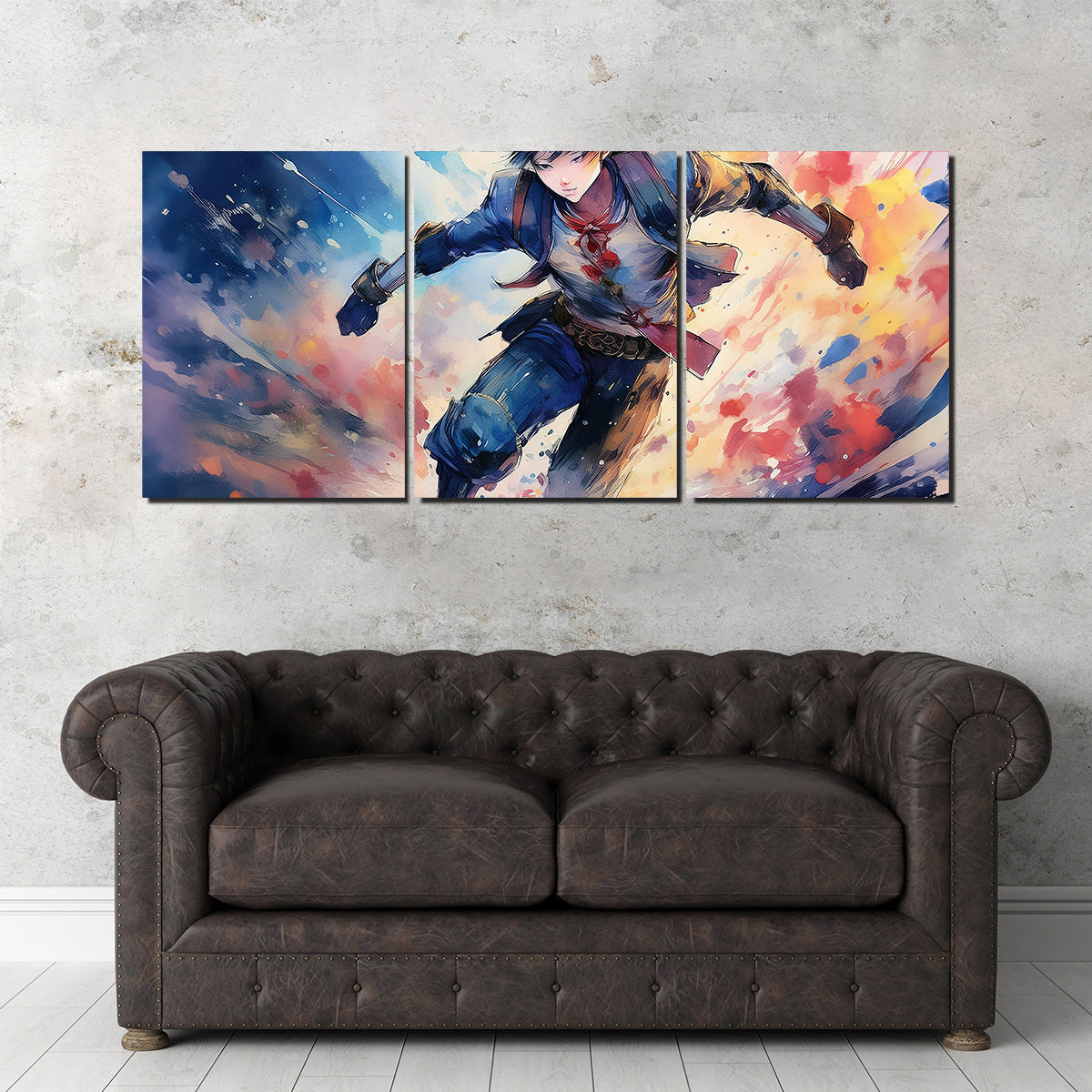 Action Anime Wall Art