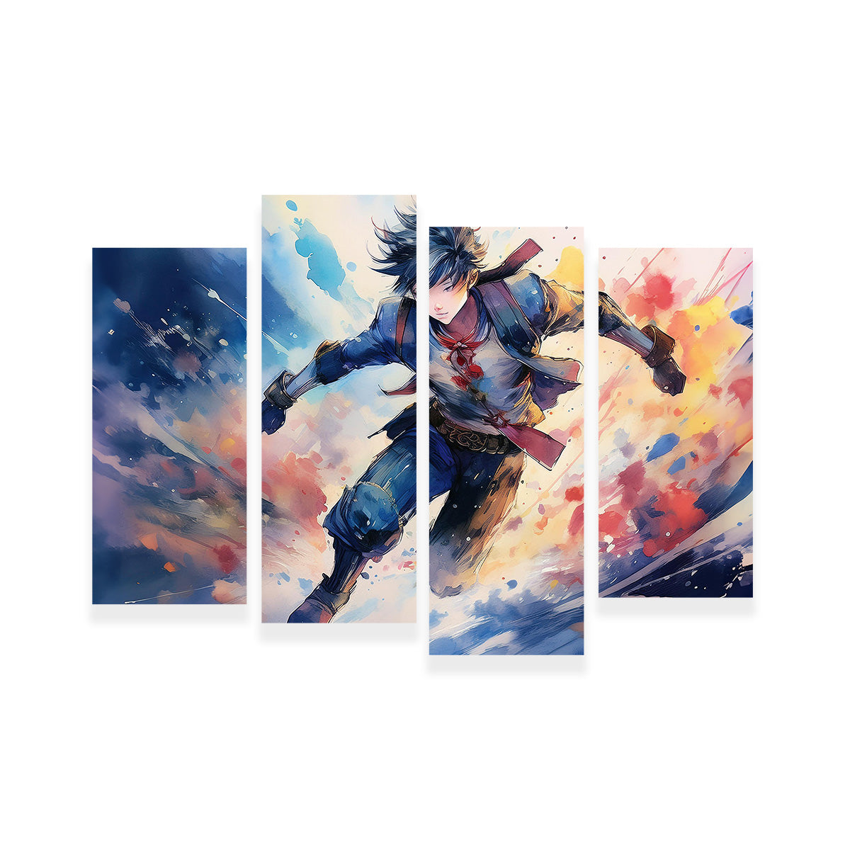 Action Anime Wall Art