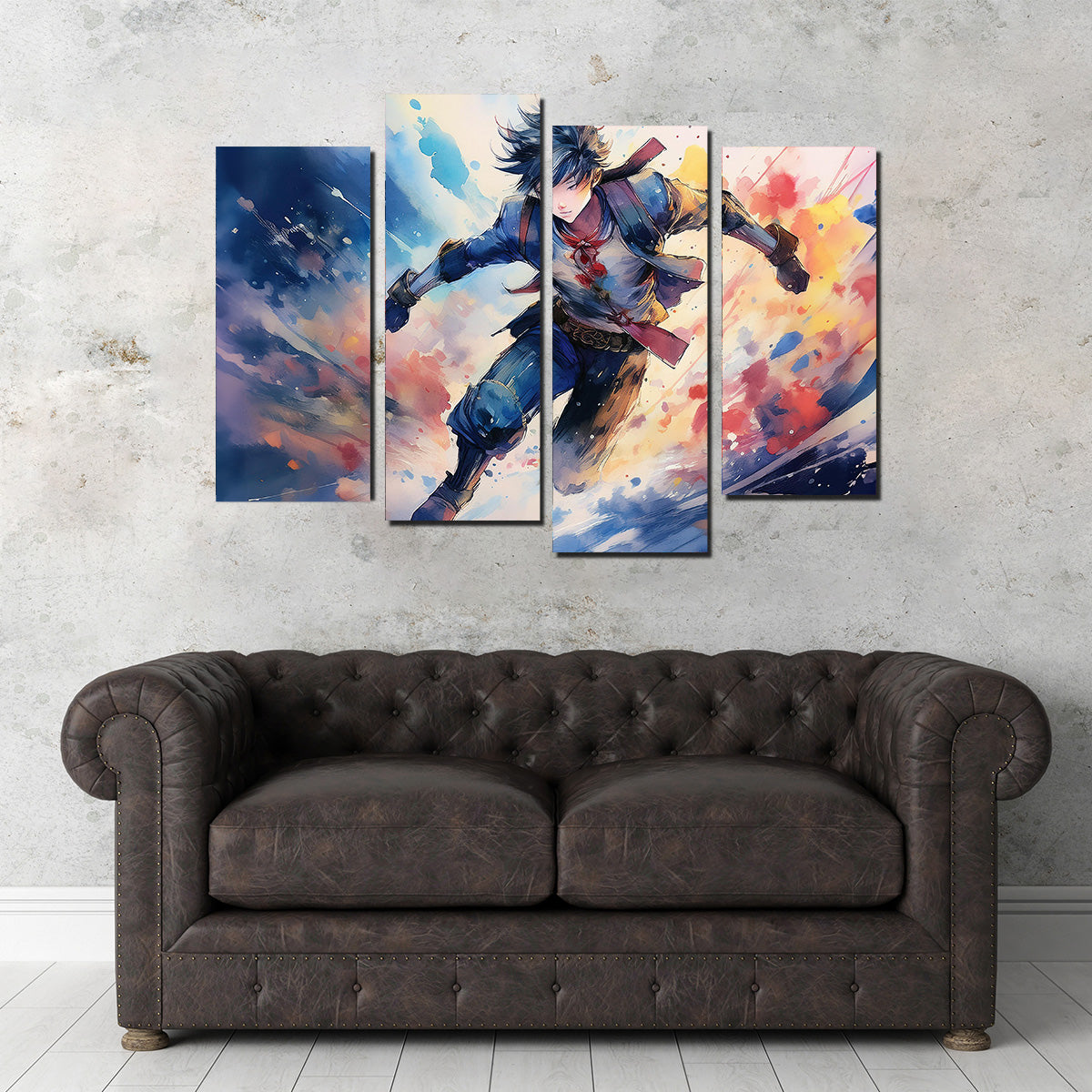 Action Anime Wall Art