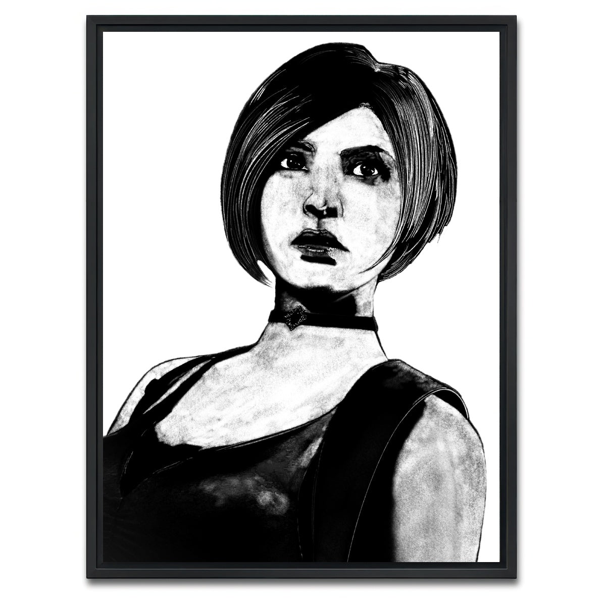 AUTO-MOCKUP WHITE | Ada | 1 Piece | Black Framed Canvas | group=3x4