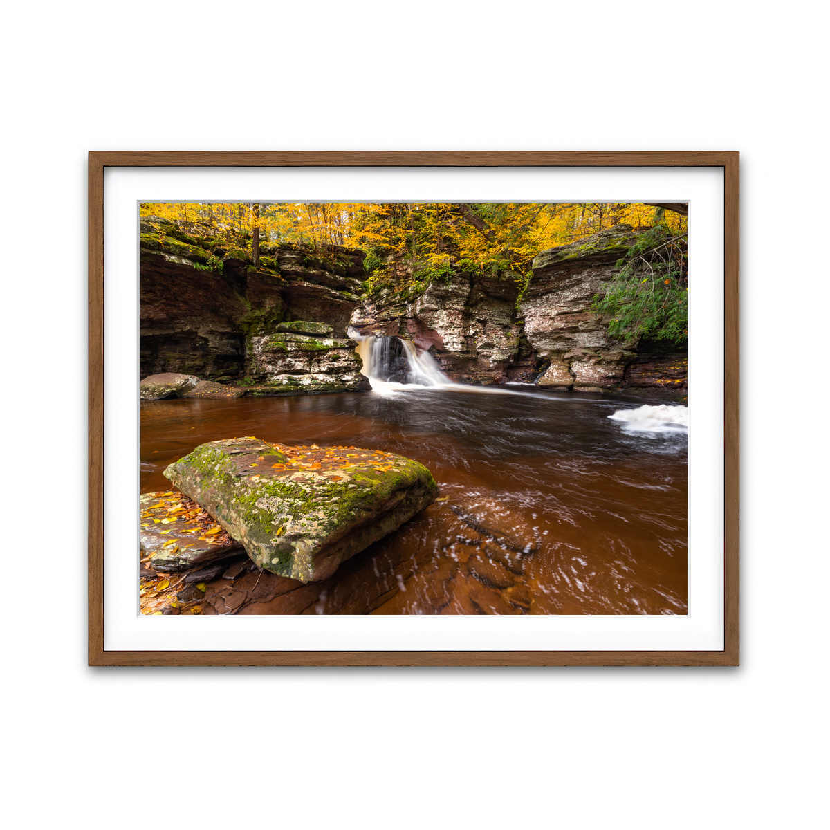 Framed Print 4x3 Walnut