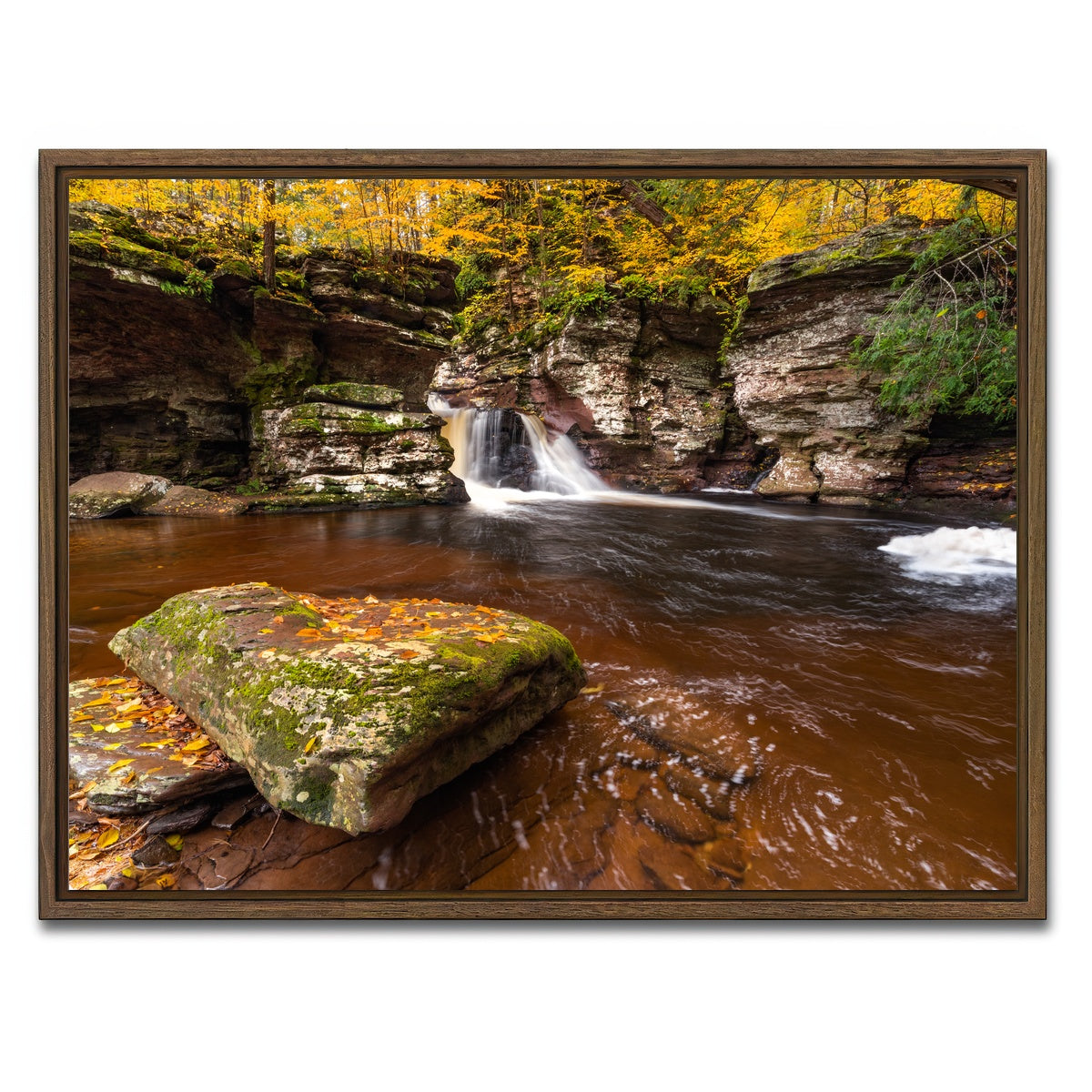 AUTO-MOCKUP WHITE | Adam's Heart | 1 Piece | Walnut Framed Canvas | group=4x3