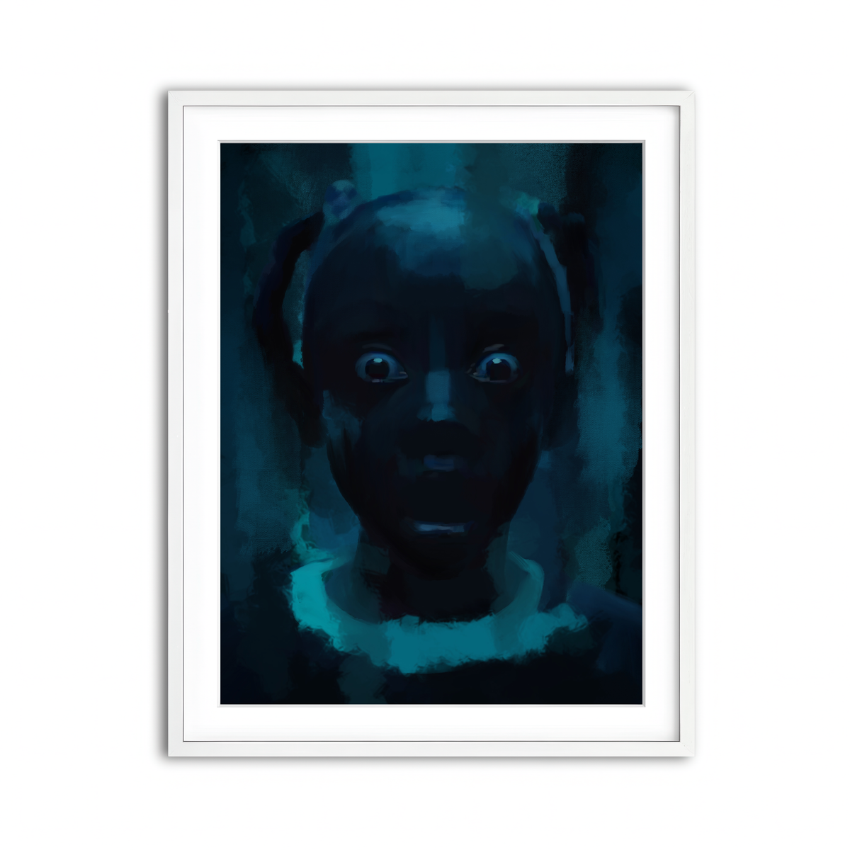 Framed Print 3x4 White